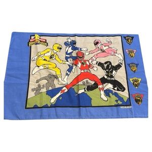 Vintage Power Rangers Pillowcase